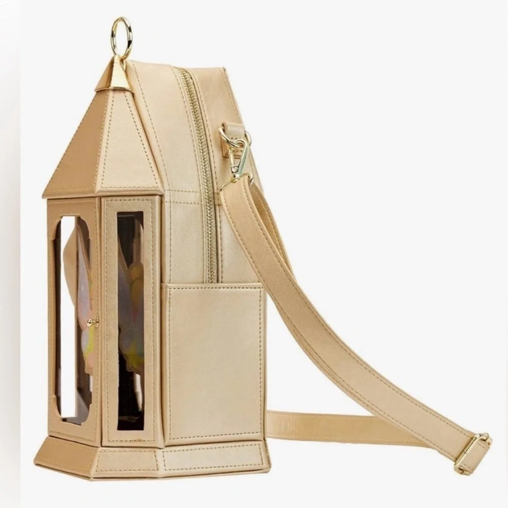 Tinker Bell Figural Lantern shaped purse by loungefly . A fun Disney accessory